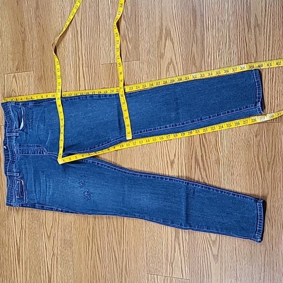 LEVEL 99 PRE-OWNED FADED DISTRESSED STRETCH GIRLS JEGGING JEANS - Picture 1 of 8